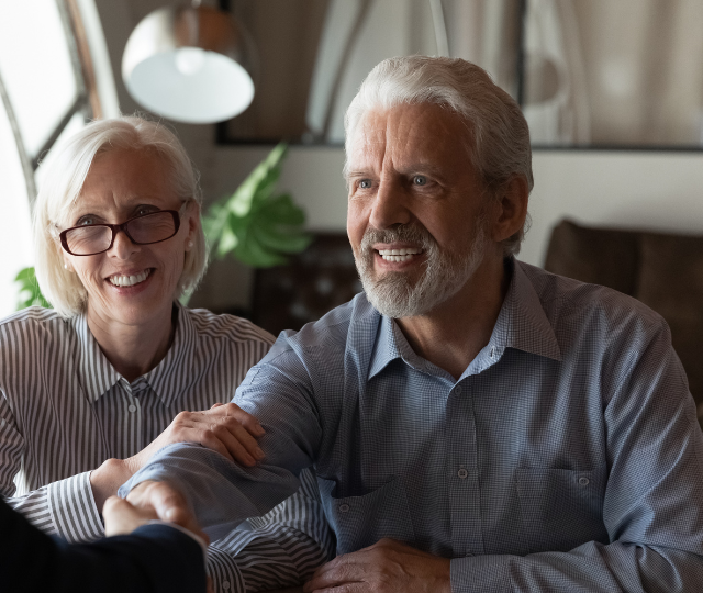 Business owner meeting with M&A advisor to sell their company-image by SunBridge M&A Advisors and Business Brokers